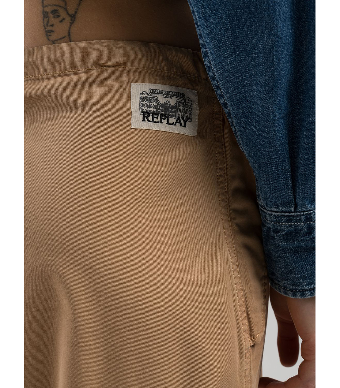 コットンツイル カーゴジョガーパンツ 詳細画像 ベージュ 6